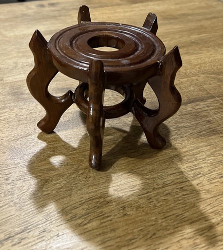 Hand carved wood - chinese, vase
